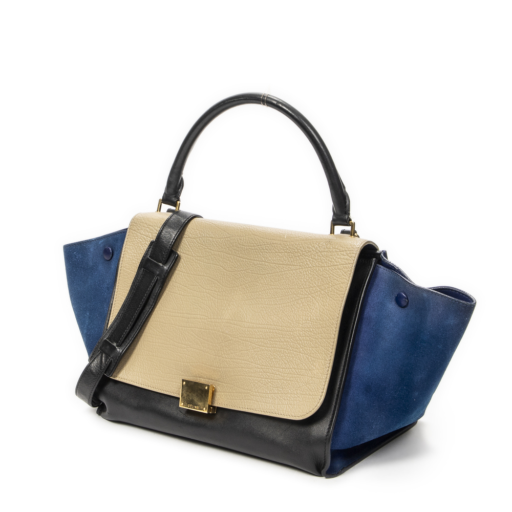 Celine Medium Tricolor Trapeze - Picture 2 of 10
